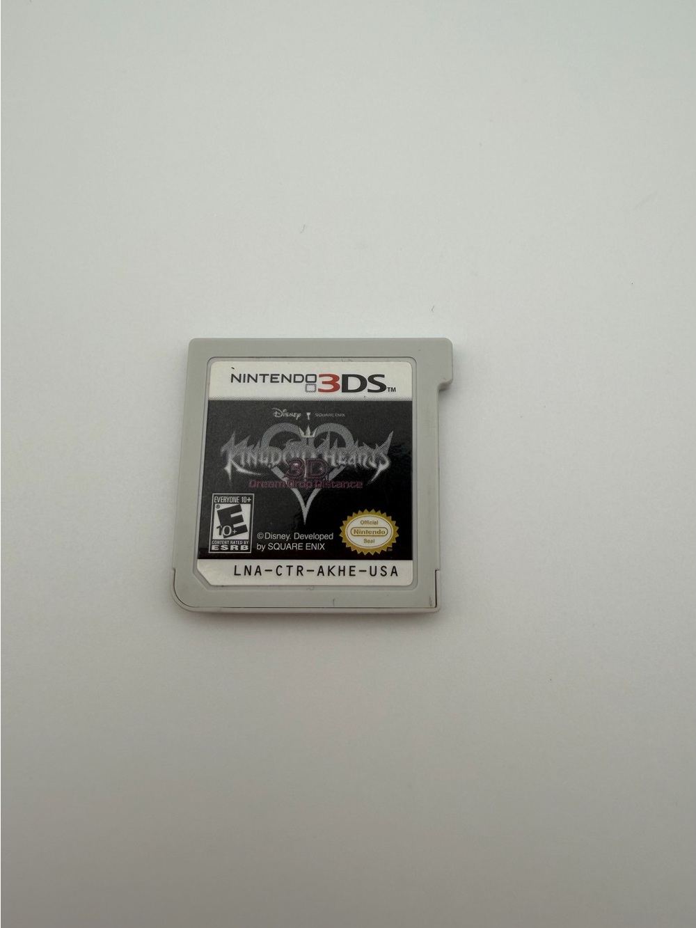Nintendo 3DS Game Card - Silver with Black Label